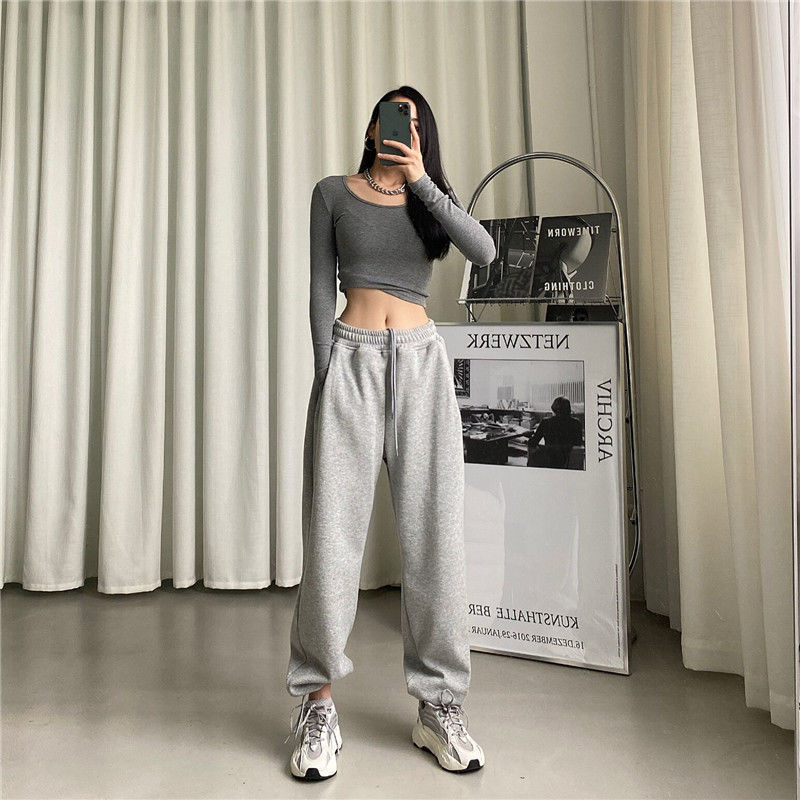 Gray Sweatpants Baggy