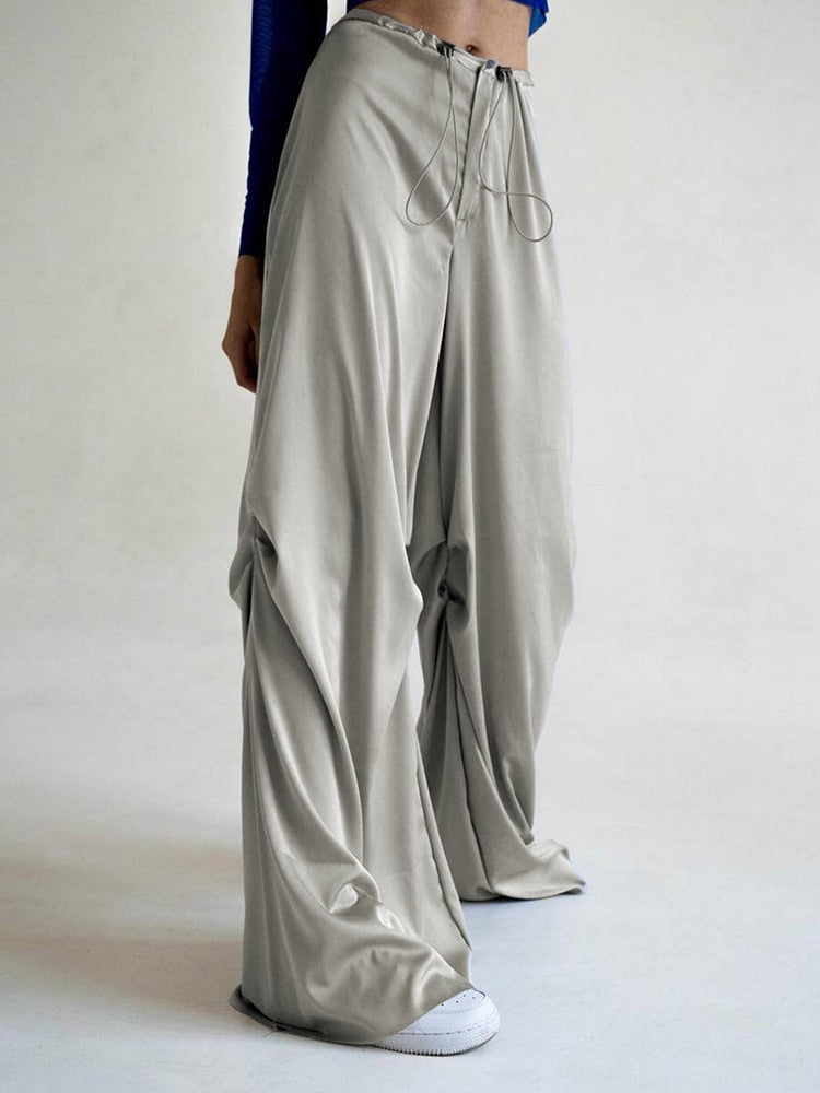 Satin Loose Pants