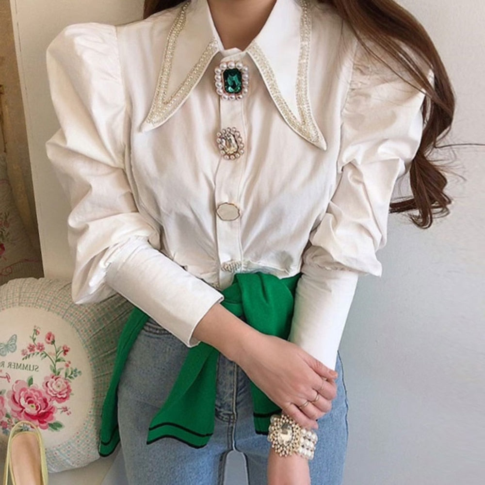 French Vintage Blouse