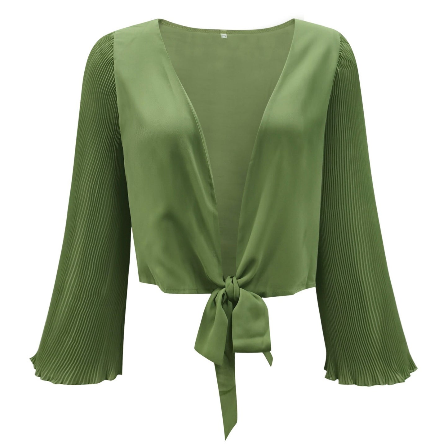 Pleated Chiffon Blouse For Women Plus Size