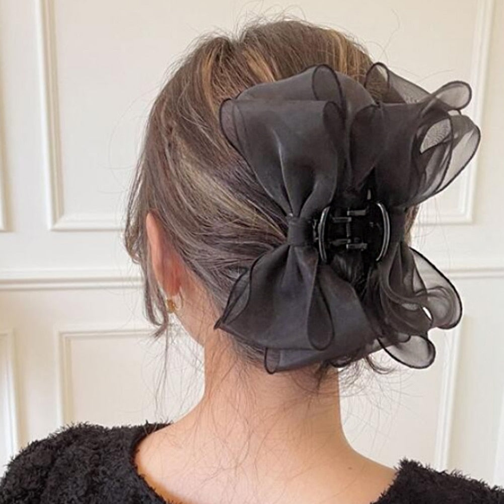 Big Bow Hair Claw Clip